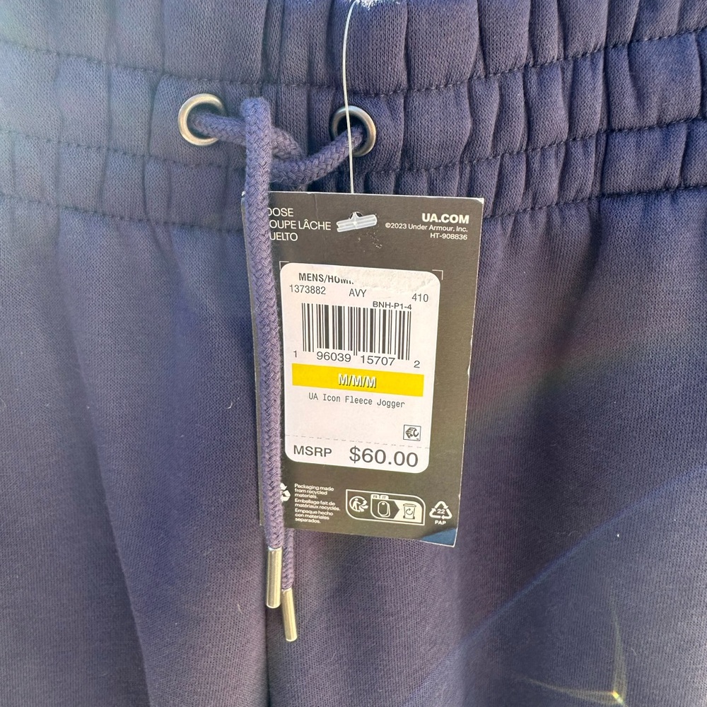 Under Armour Navy Joggers - Picture 2 of 3
